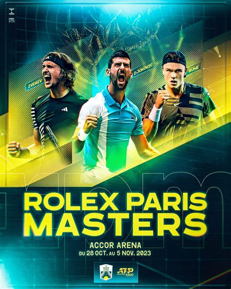 rolex and the masters|atp rolex paris masters 2023.